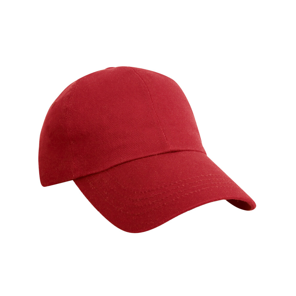 (One Size, Red) Result Headwear Pro Style Heavy Cotton Cap