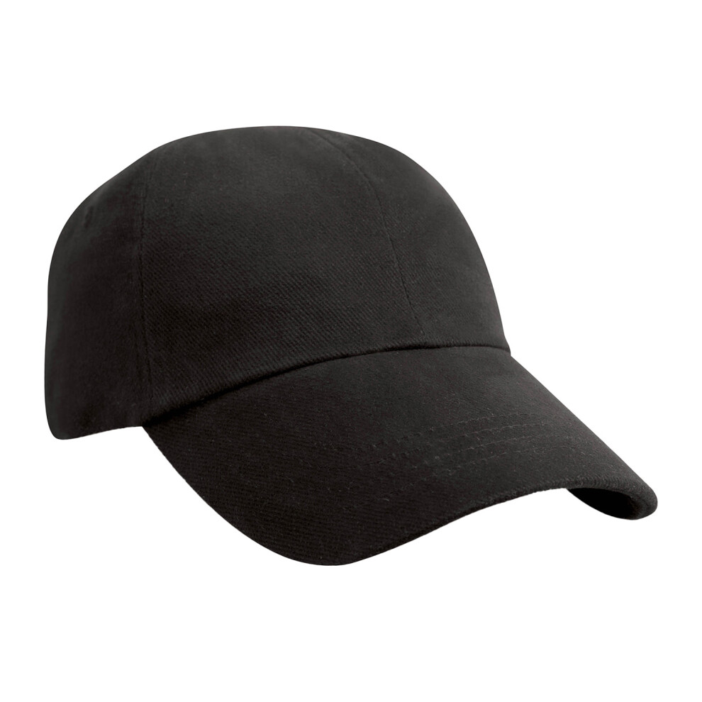 (One Size, Black) Result Headwear Childrens/Kids Heavy Brushed Cotton Low Profile Baseball Cap