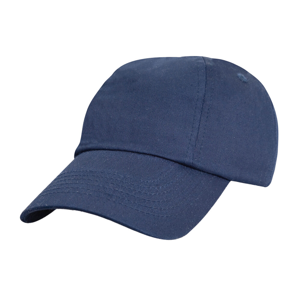 (One Size, Navy) Result Headwear Childrens/Kids Cotton Low Profile Baseball Cap