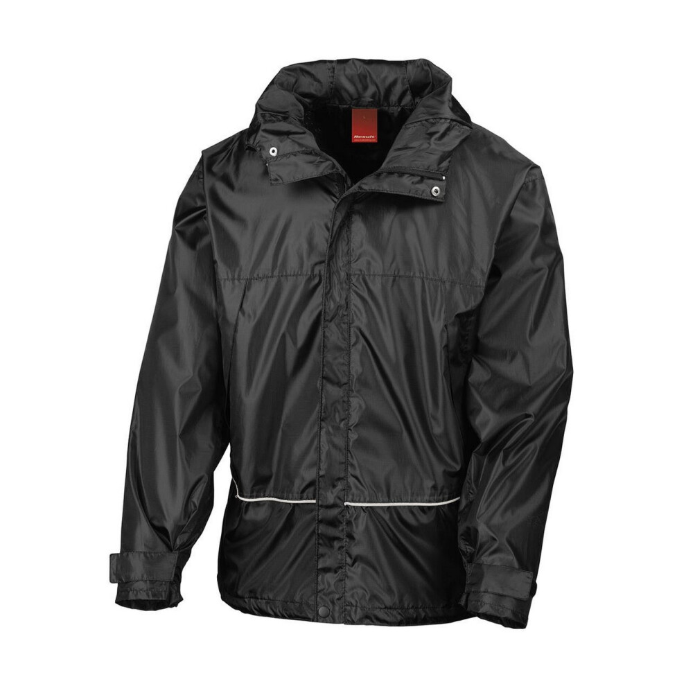 (S, Black) Result Mens Pro Coach Waterproof Jacket