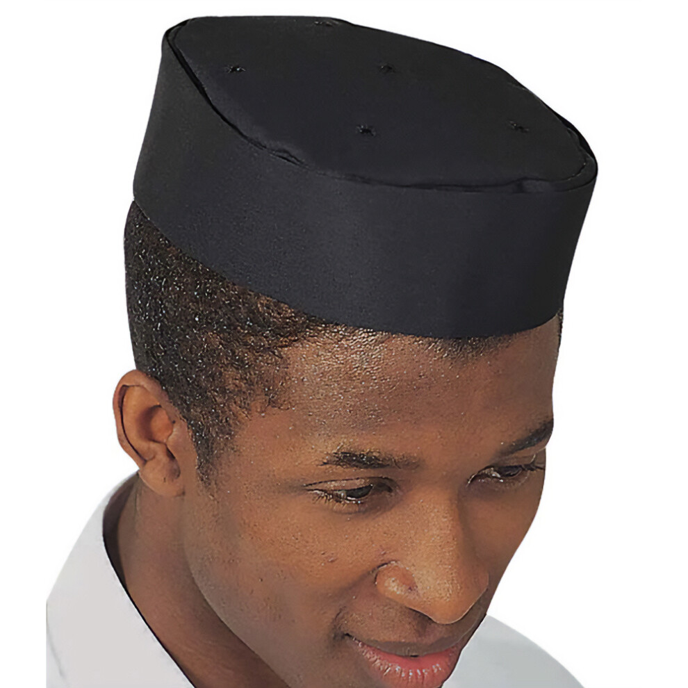 (M, Black) Dennys Unisex Adult Double Band Chef Skull Cap
