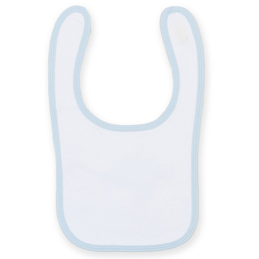 Larkwood White/Blue (One Size, /Pale Blue) Toddler Bib