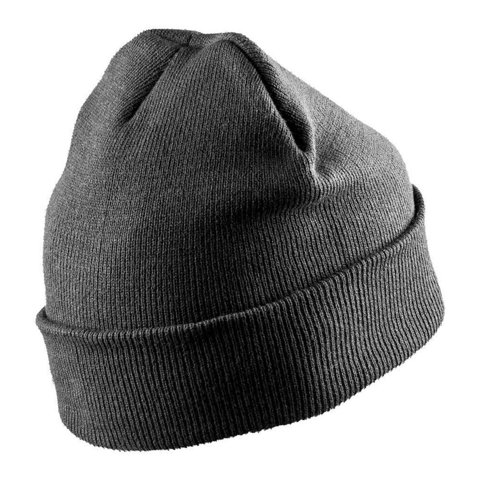 (One Size, Charcoal Grey) Result Genuine Recycled Unisex Adult Woolly Ski Hat