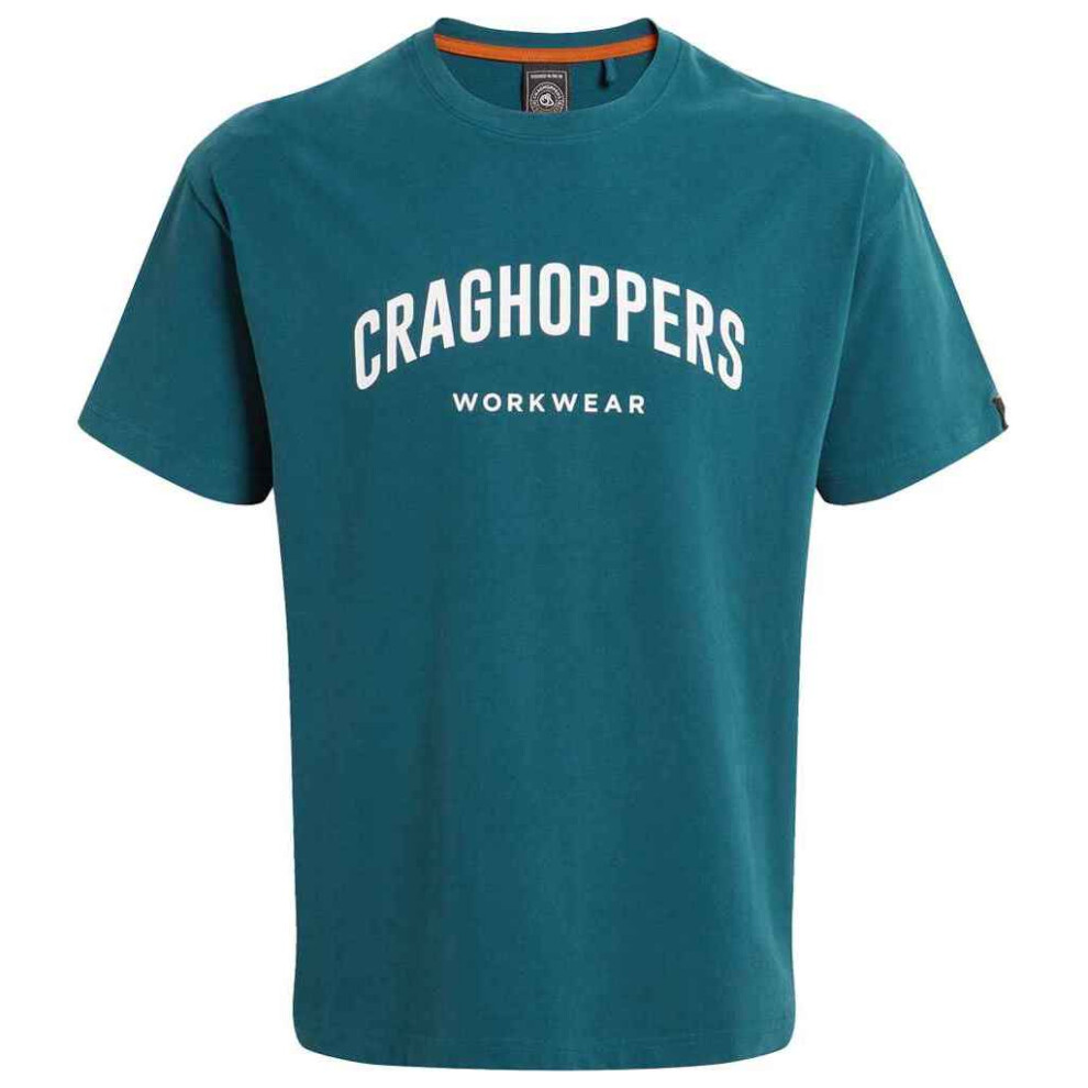 (S, Dark Aegean Blue) Craghoppers Mens Batley Work T-Shirt