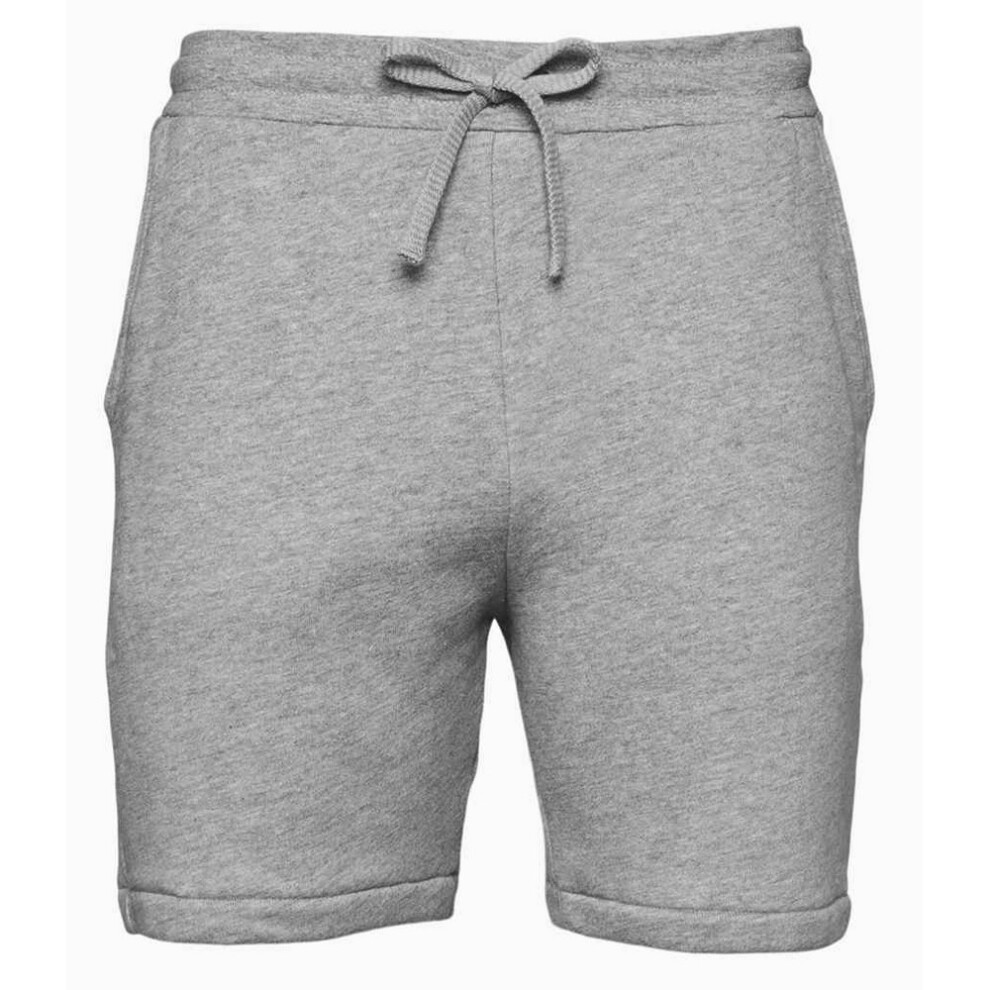 (XS R, Athletic Heather Grey) Bella + Canvas Unisex Adult Sponge Fleece Sweat Shorts-image-OPC-PF5ZX78-NEW