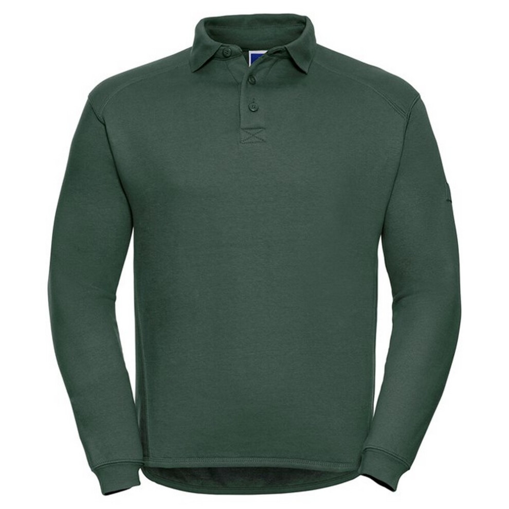 (4XL, Bottle Green) Russell Mens Heavy Duty Sweatshirt