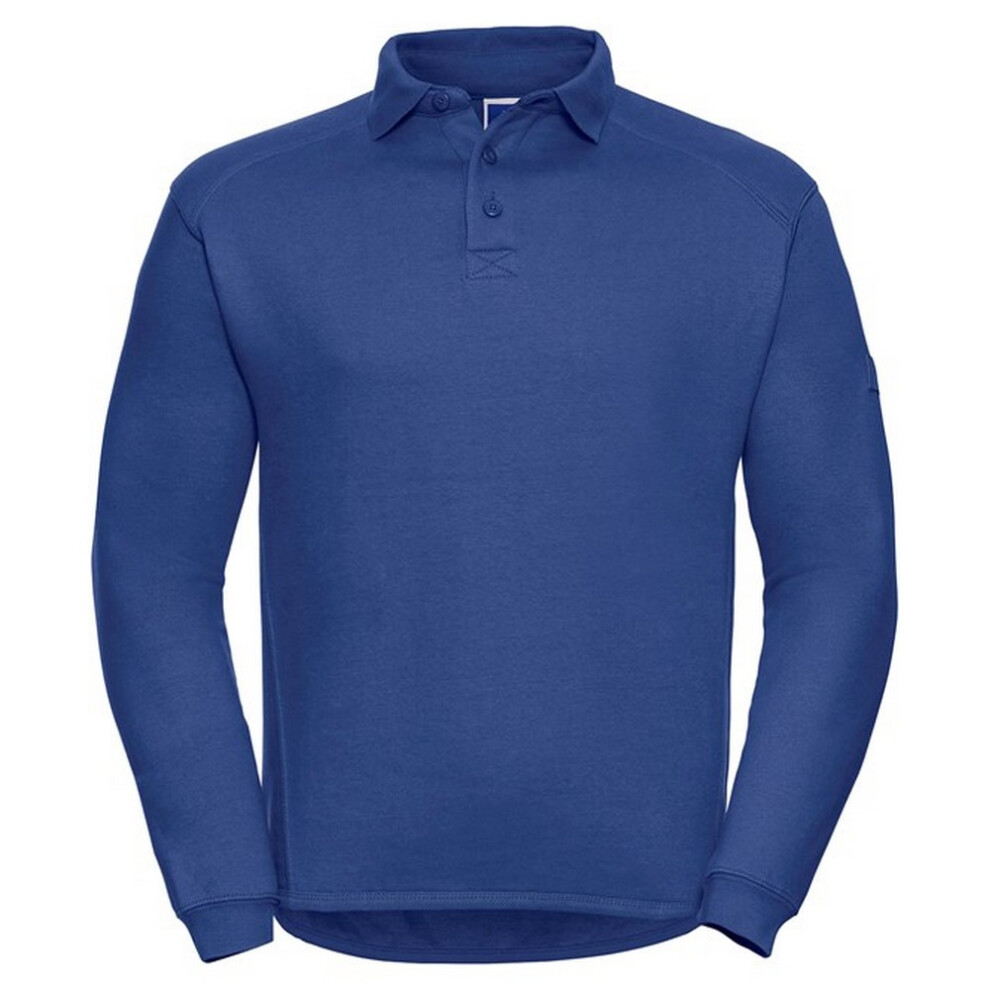 (4XL, Bright Royal Blue) Russell Mens Heavy Duty Sweatshirt