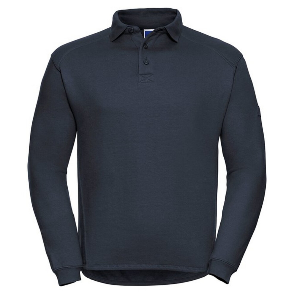 (XS, French Navy) Russell Mens Heavy Duty Sweatshirt