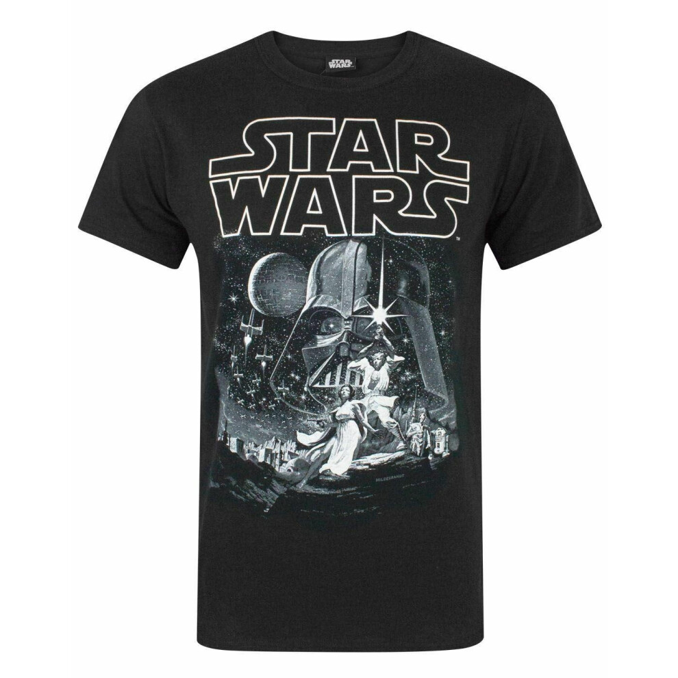 Star Wars: A New Hope Mens Poster T-Shirt