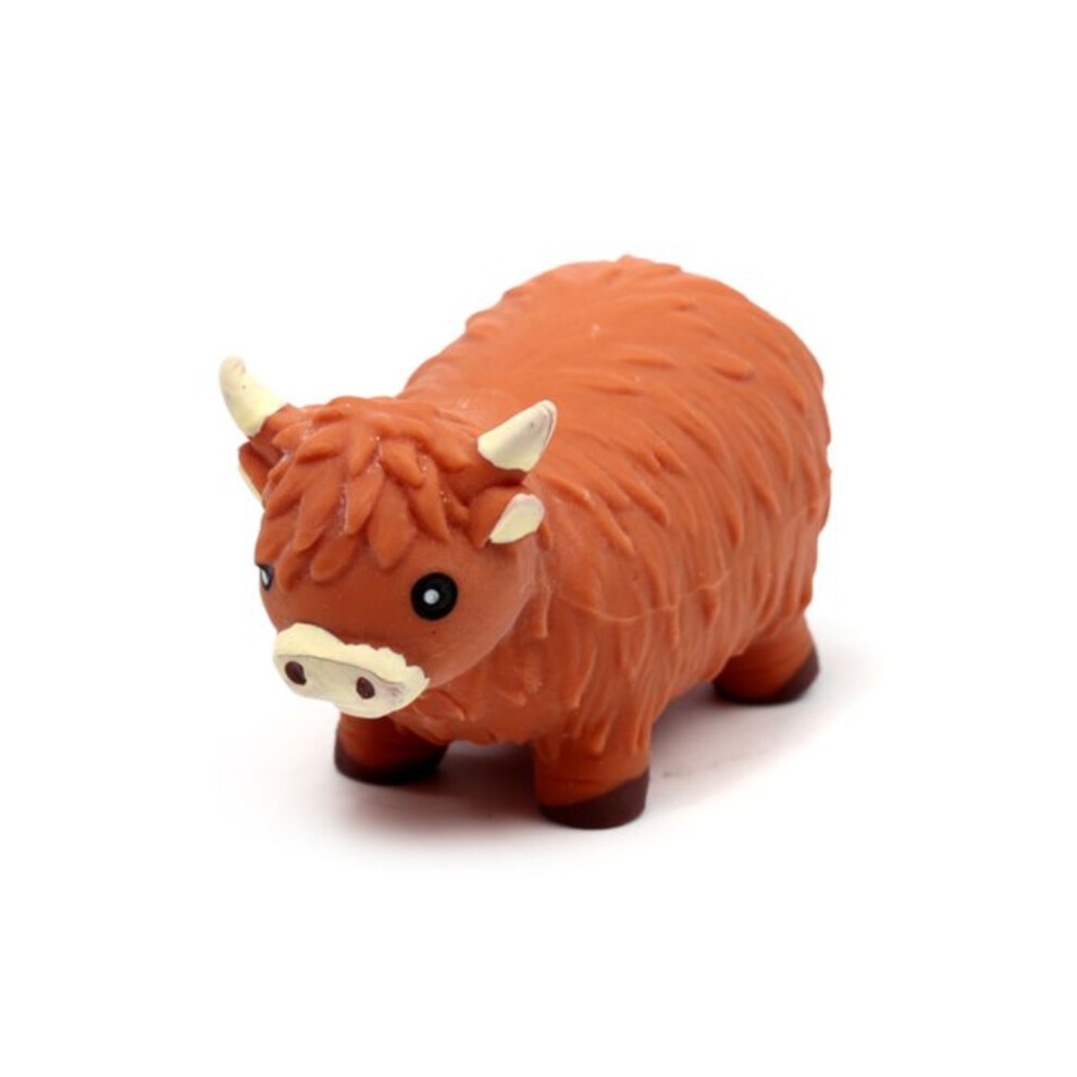 Stretchy Highland Coo Toy Highland Cow Novelty Squishy Toys