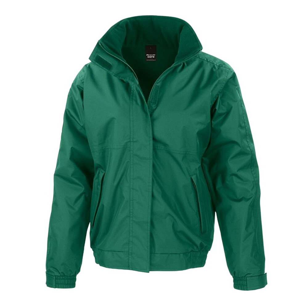(L, Bottle Green) Result Core Mens Channel Jacket