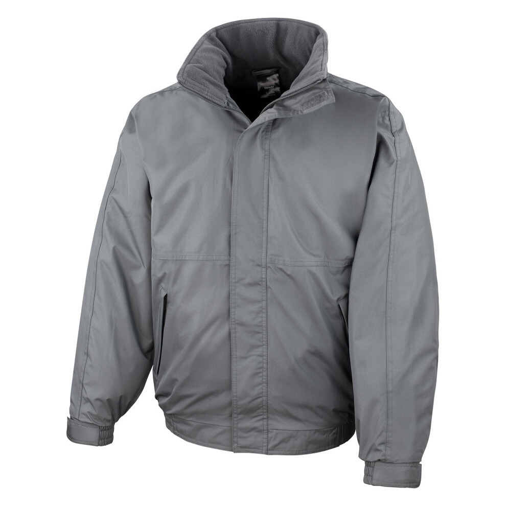 (4XL, Grey) Result Core Mens Channel Jacket