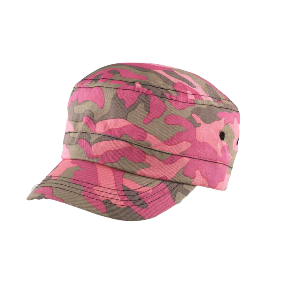 (One Size, Pink) Result Headwear Unisex Adult Urban Camo Baseball Cap