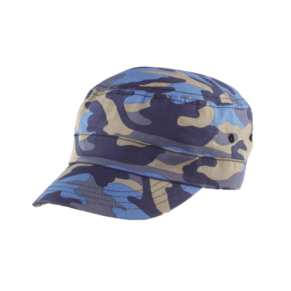 (One Size, Indigo) Result Headwear Unisex Adult Urban Camo Baseball Cap