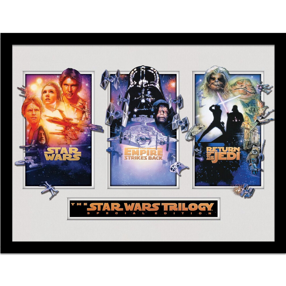 Star Wars Trilogy Breakout Framed Poster