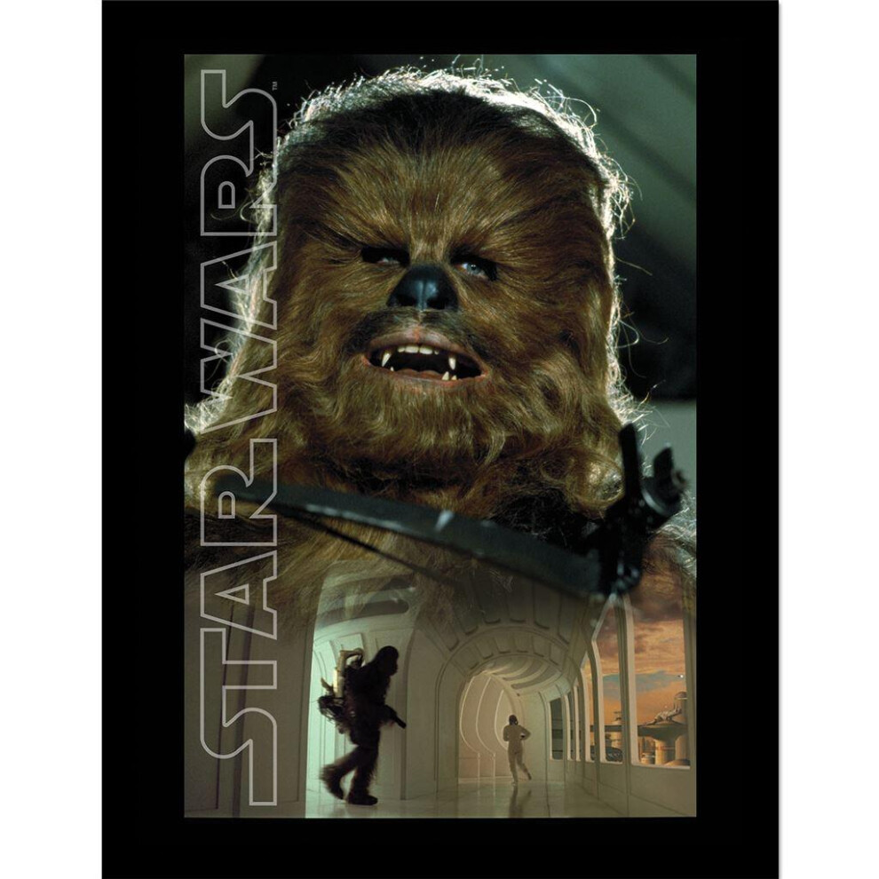 Star Wars Chewy Key Art Framed Poster