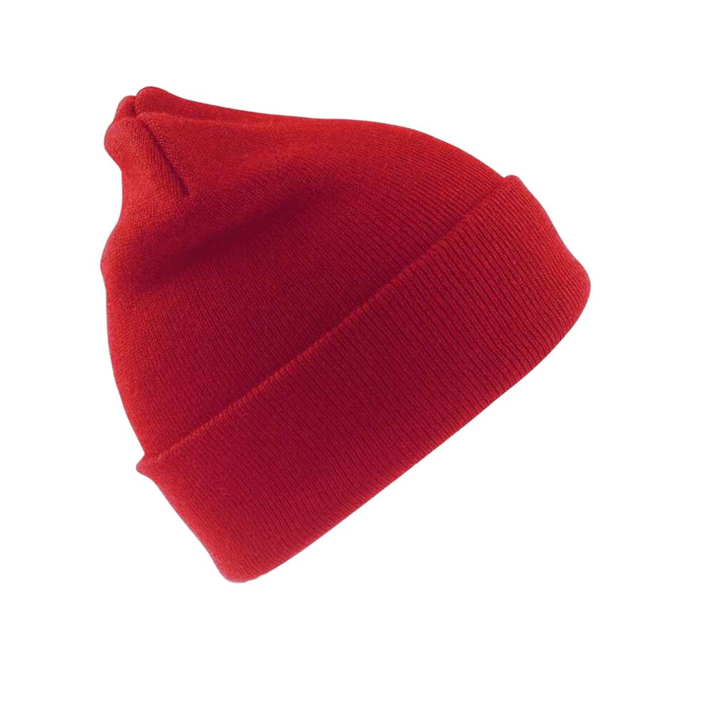 (One Size, Red) Result Winter Essentials Mens Woolly Ski Hat