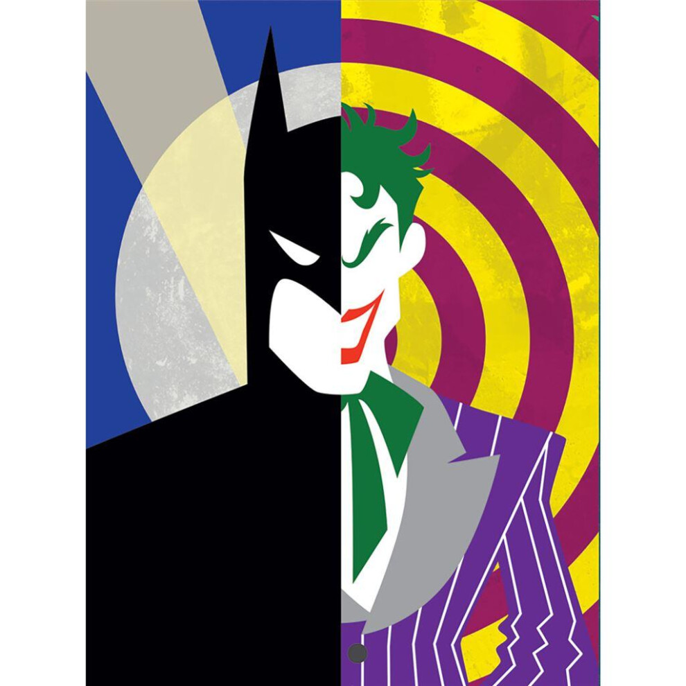 Batman Half Half The Joker Canvas Print