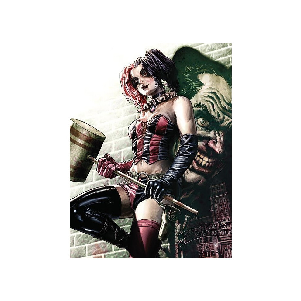 Batman Harley Quinn Pose Canvas Print