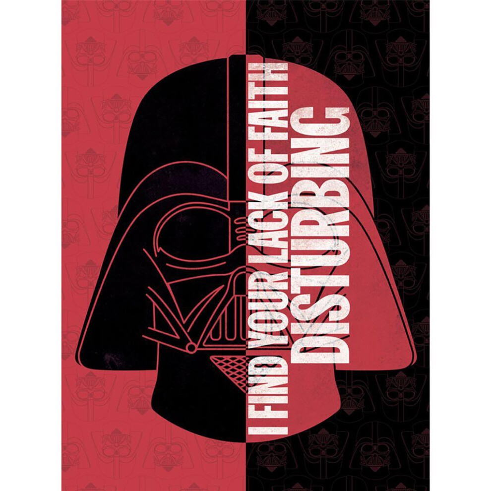 Star Wars Half Quote Canvas Print