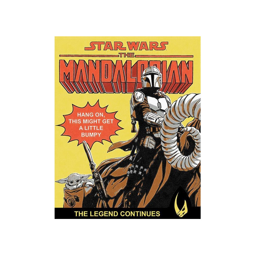 Star Wars The Mandalorian Hang On Framed Canvas Print