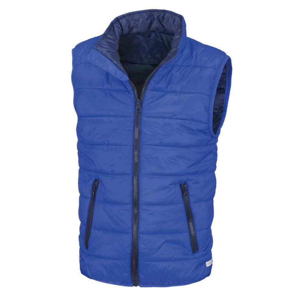 (9-10 Years, Royal Blue/Navy) Result Core Childrens/Kids Padded Body Warmer