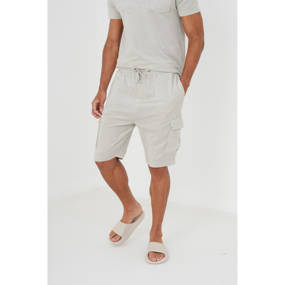 (L, Light Stone) Brave Soul Mens Erikson Cargo Shorts