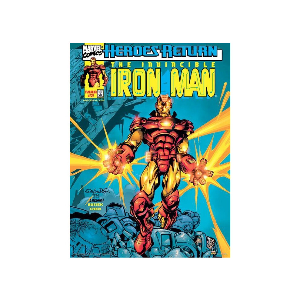 Marvel Comics Iron Man Heroes Return Print