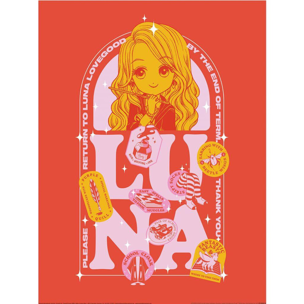 Harry Potter Witty Witchcraft Luna Lovegood Print