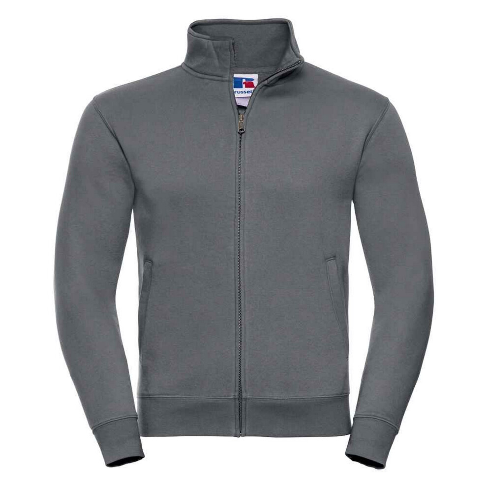 Russell Men's Grey (Xl, Convoy ) Authentic Sweat Jacket