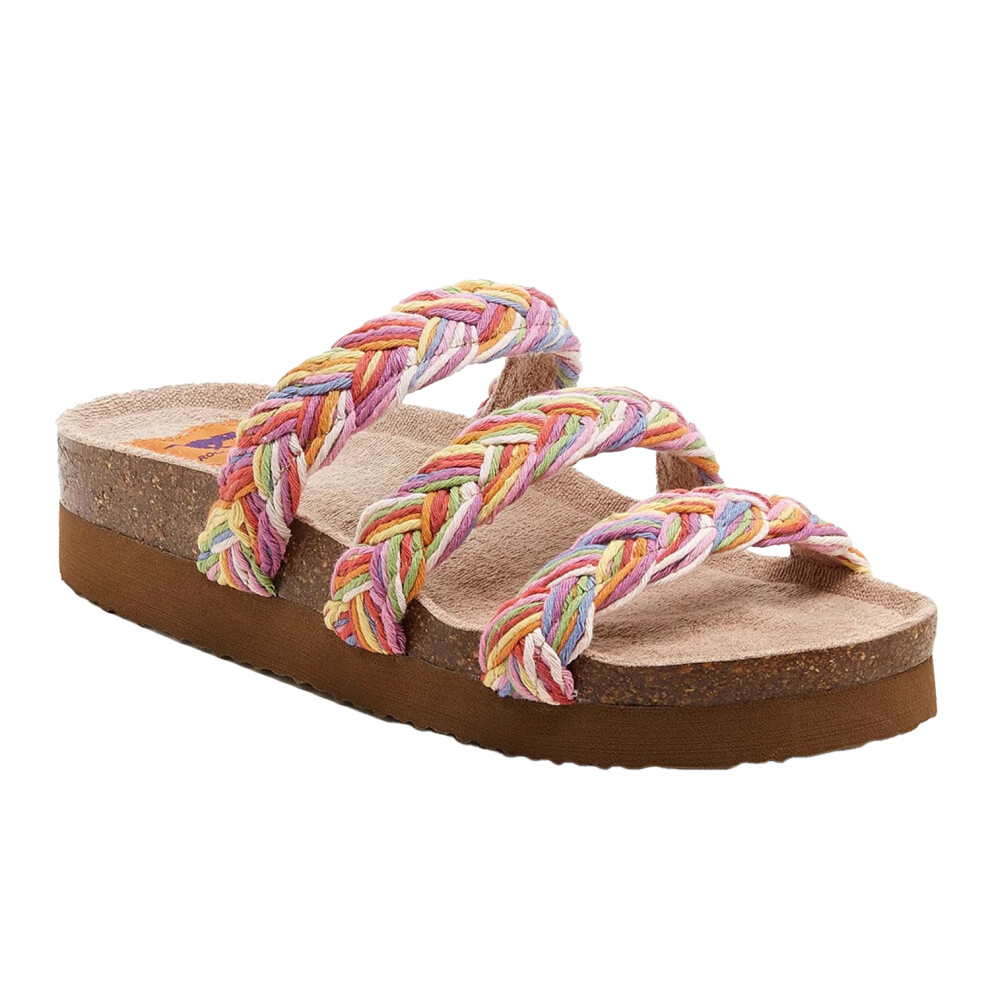 (5 UK, Rainbow) Rocket Dog Womens/Ladies Ashley Braided Sandals