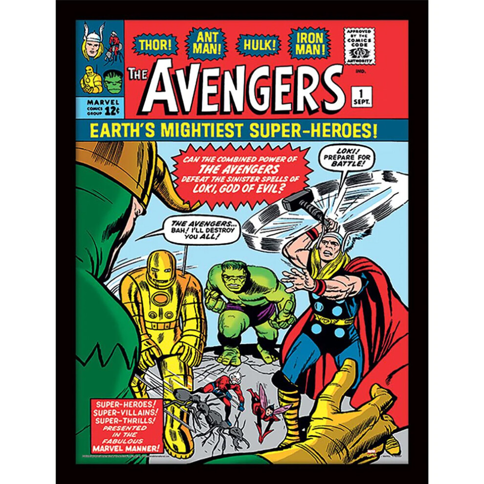 Marvel Comics Avengers Vs Loki Print