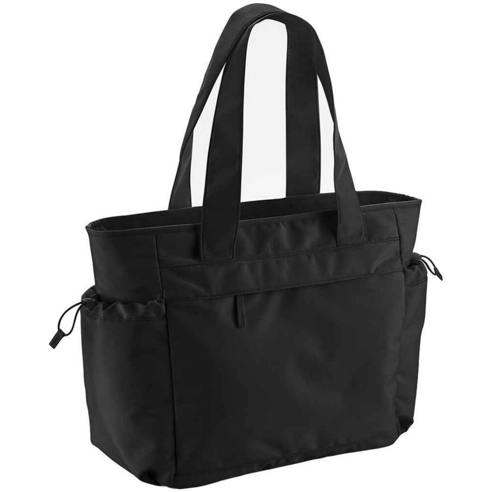 Quadra Unisex Black Studio Oversized Tote Bag