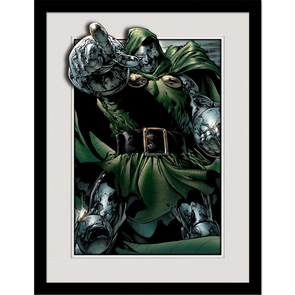 Marvel Doctor Doom Rule Framed Poster