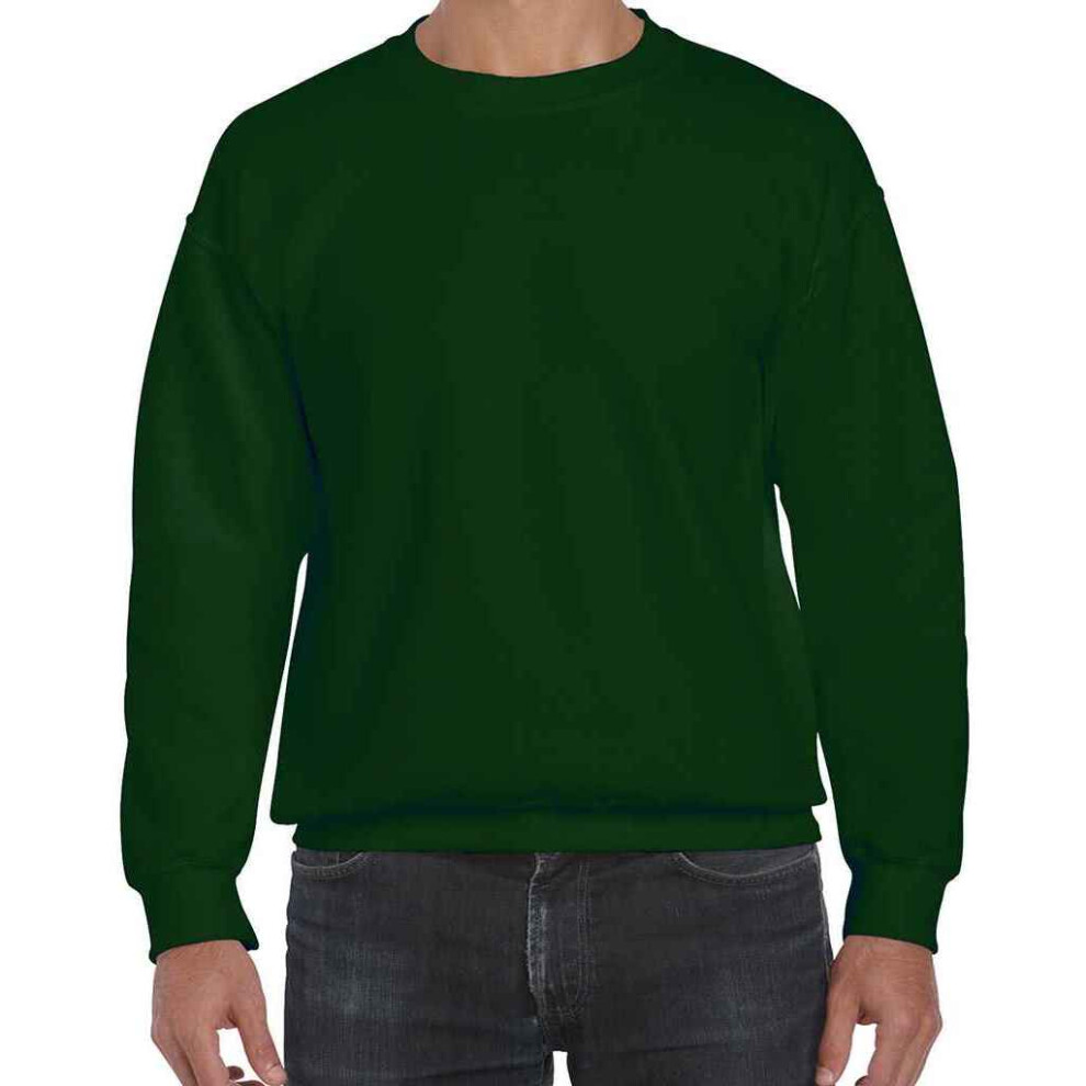 (L, Forest Green) Gildan Mens DryBlend Sweatshirt