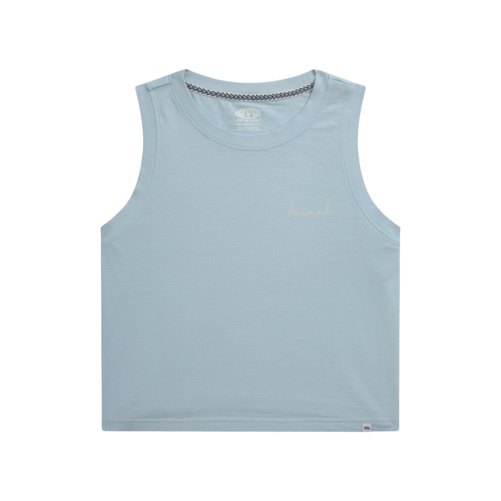 (6 UK, Pale Blue) Animal Womens/Ladies Grace Organic Tank Top