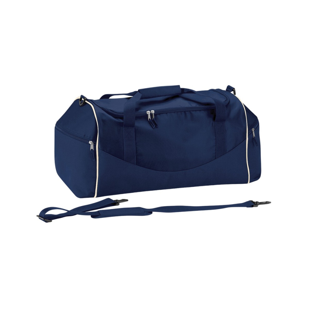 (One Size, French Navy/Putty) Quadra Teamwear Holdall-image-OPC-PF65DHG-NEW