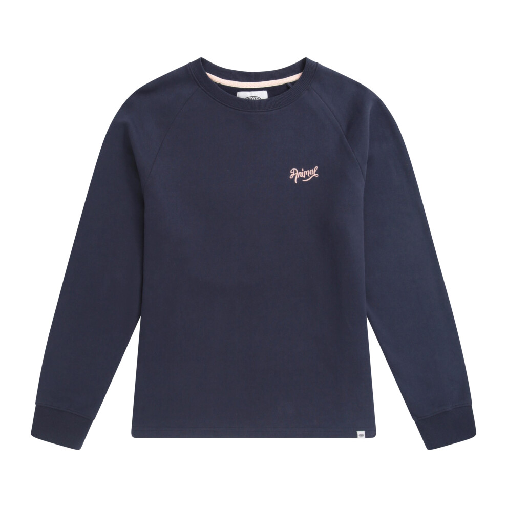 (6 UK, Navy) Animal Womens/Ladies Maya Organic Sweatshirt