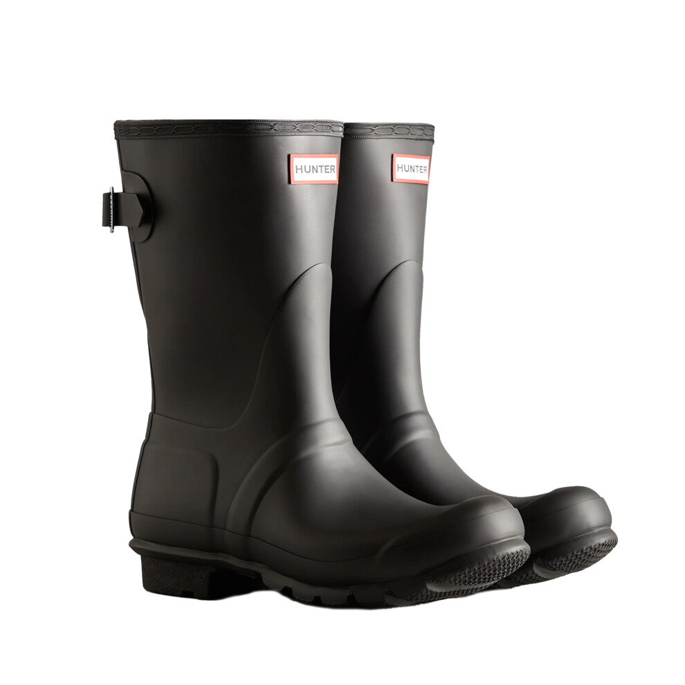 (8 UK, Black) Hunter Womens/Ladies Short Wellington Boots
