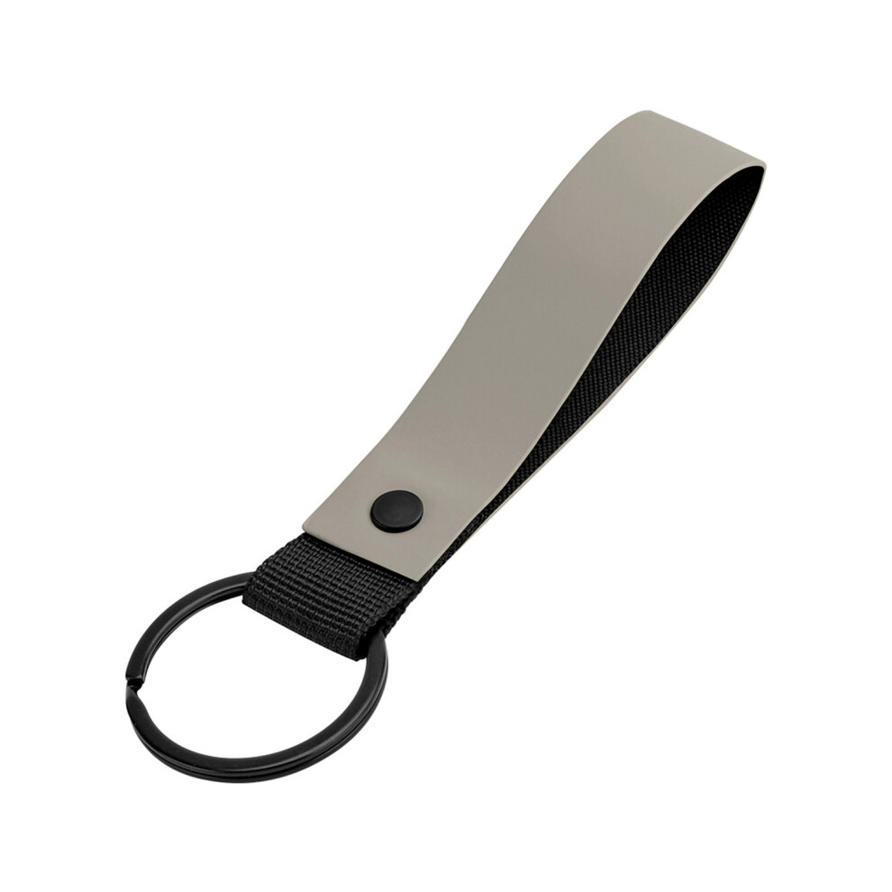 (One Size, Clay) Bagbase Matte PU Keyring