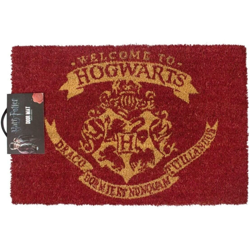 Harry Potter Welcome To Hogwarts Door Mat