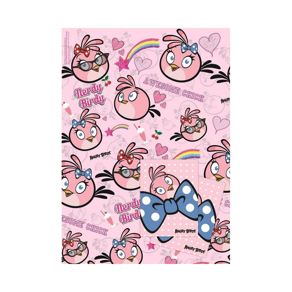 Angry Birds Stella Gift Wrap Sheets Set