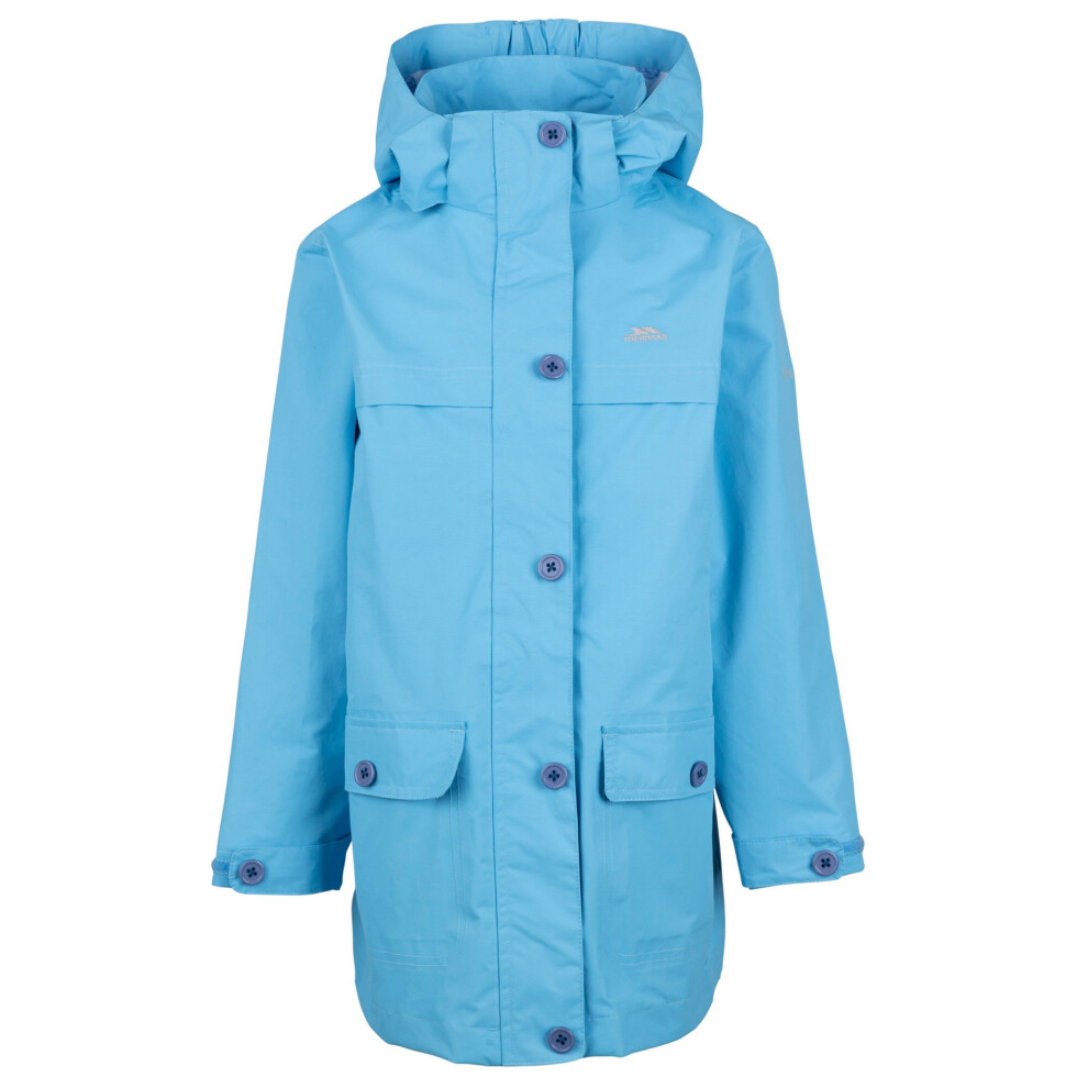 (9-10 Years, Blue Skies) Trespass Girls Fairly TP50 Waterproof Jacket