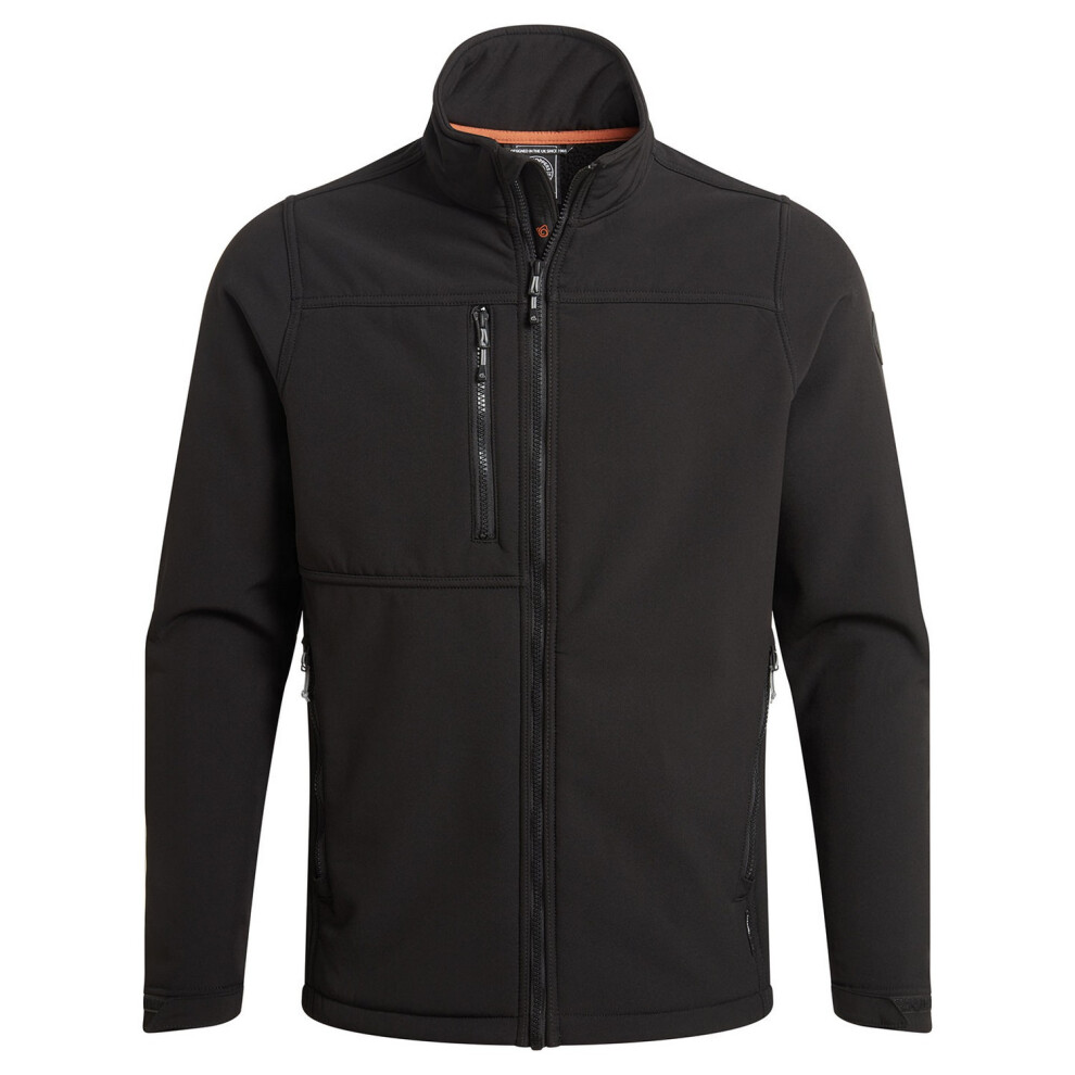 (S, Black) Craghoppers Mens Whitby Soft Shell Jacket