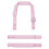 Premier (One Size, Pink) Premier Swap & Pop Customizable Apron Straps 1