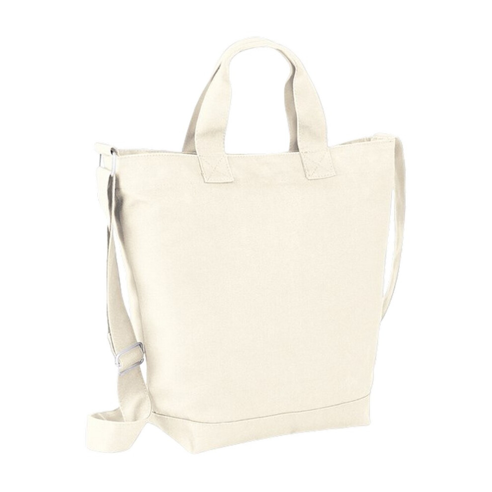 (One Size, Natural) Bagbase Canvas Shopper Bag