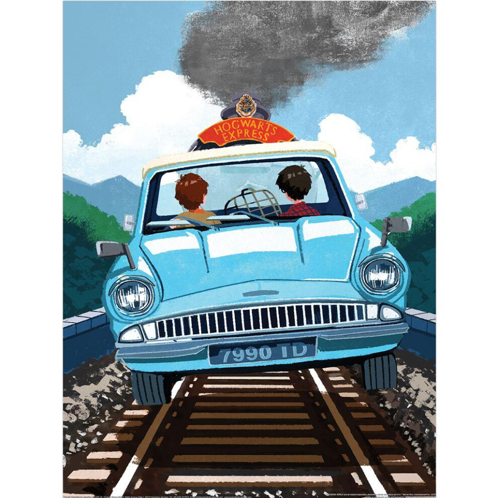 Harry Potter Looking Forward Hogwarts Express Car Print