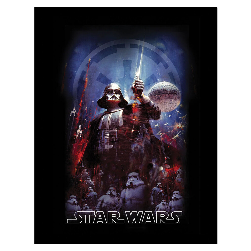 Star Wars Empire Montage Framed Poster