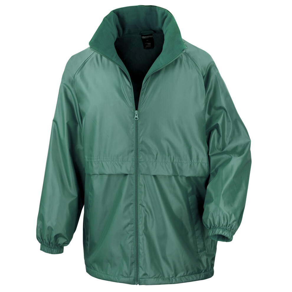 (3XL, Bottle Green) Result Core Mens Microfleece Lined Waterproof Jacket