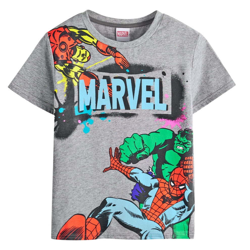 (2-3 Years, Grey) Marvel Avengers Boys Characters T-Shirt